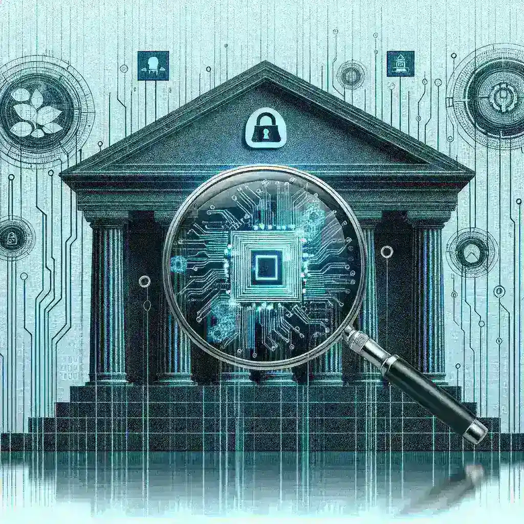 "Ilustrasi Skema Threat Hunting Otomatis Berbasis Machine Learning di Sektor Perbankan - Analisis dan Pendeteksian Ancaman Keamanan Siber"